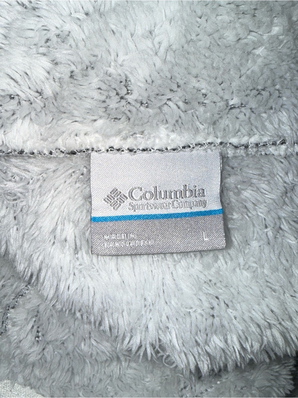 Columbia Cream Sherpa Teddy Fleece Full Zip Jacket | Soft Plush Women’s - Picture 4 of 4